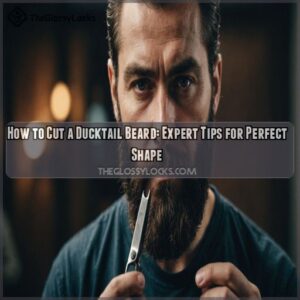 how to cut a ducktail beard