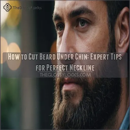 how to cut beard under chin