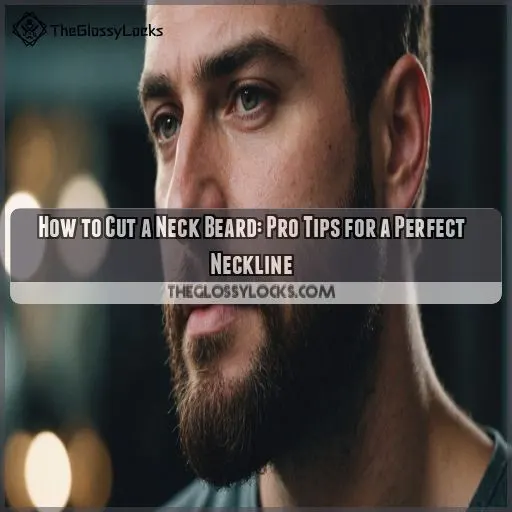 how to cut neck beard