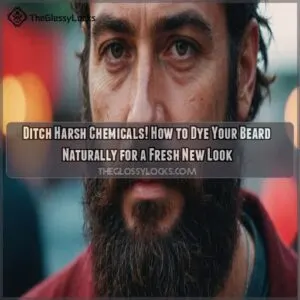 how to dye beard naturally