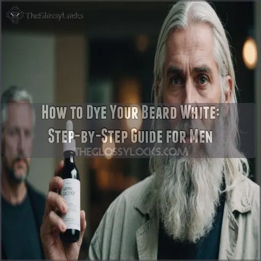 how to dye your beard white