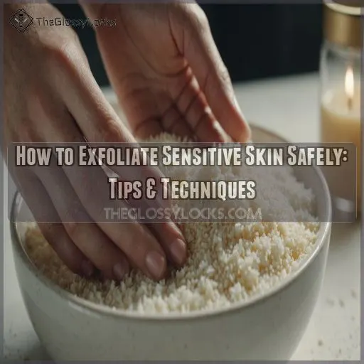 how to exfoliate sensitive skin safely