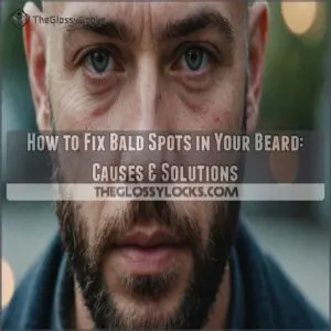 how to fix bald spots in your beard