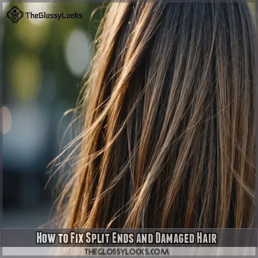 How to Fix Split Ends and Damaged Hair