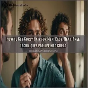 how to get curly hair for men