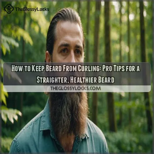 how to keep beard from curling