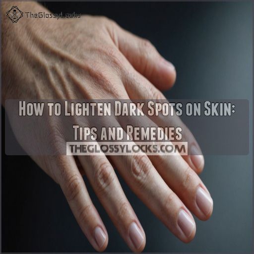 how to lighten dark spots on skin