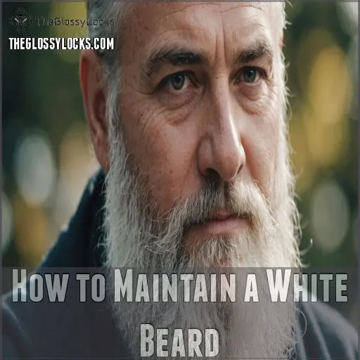 How to Maintain a White Beard