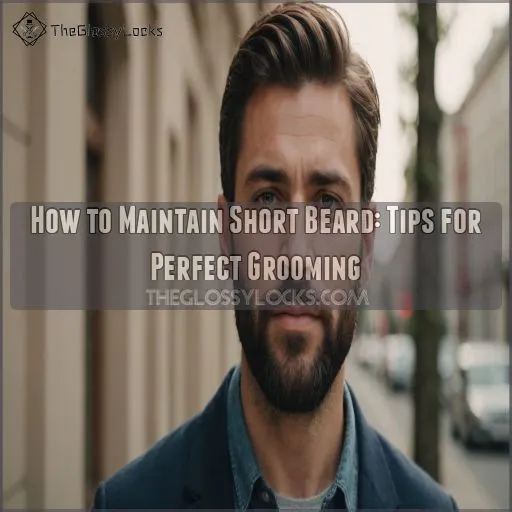 how to maintain short beard