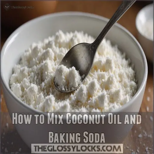 How to Mix Coconut Oil and Baking Soda