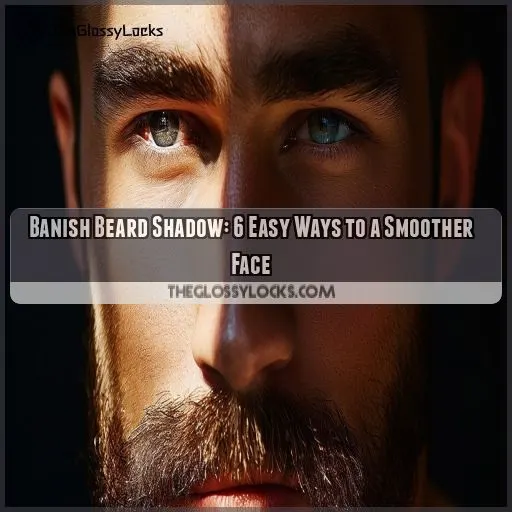 how to remove beard shadow