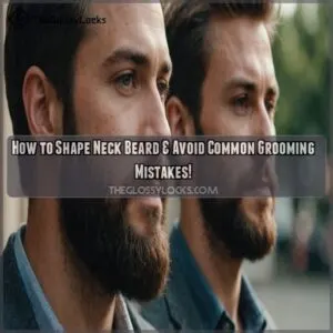 how to shape neck beard