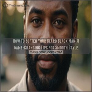 how to soften your beard black man