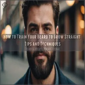 how to train your beard to grow straight