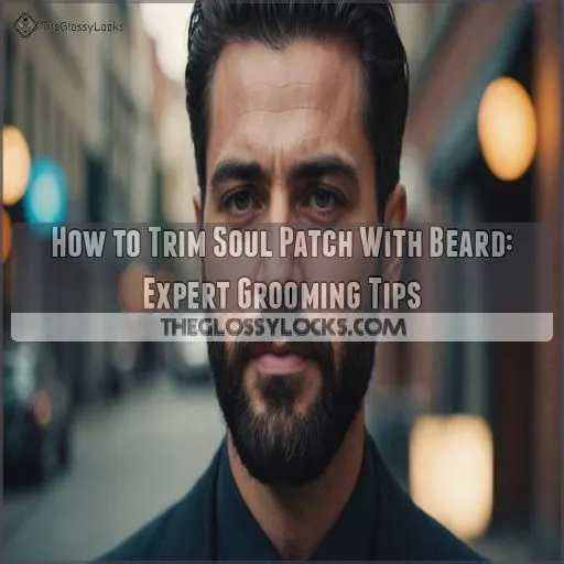 how to trim soul patch with beard