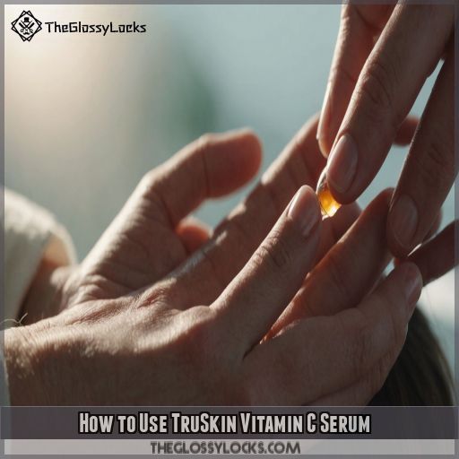 How to Use TruSkin Vitamin C Serum