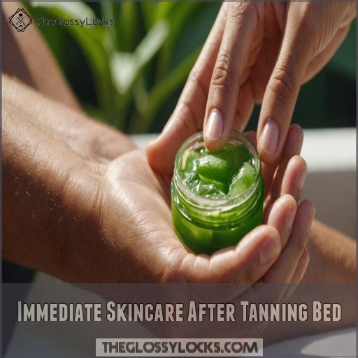 Immediate Skincare After Tanning Bed