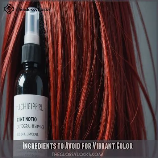 Ingredients to Avoid for Vibrant Color