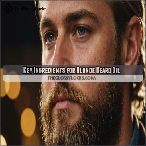 Key Ingredients for Blonde Beard Oil