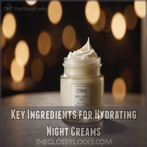 Key Ingredients for Hydrating Night Creams