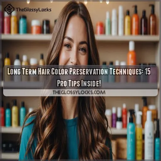 Long term hair color preservation techniques