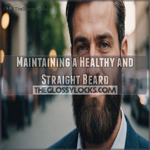 Maintaining a Healthy and Straight Beard