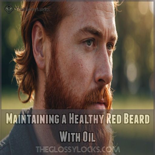 Maintaining a Healthy Red Beard With Oil