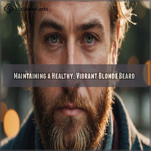 Maintaining a Healthy, Vibrant Blonde Beard