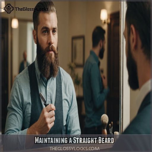 Maintaining a Straight Beard