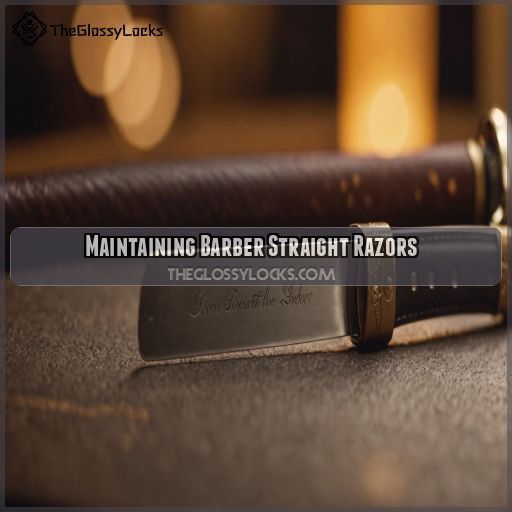 Maintaining Barber Straight Razors