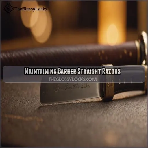 Maintaining Barber Straight Razors