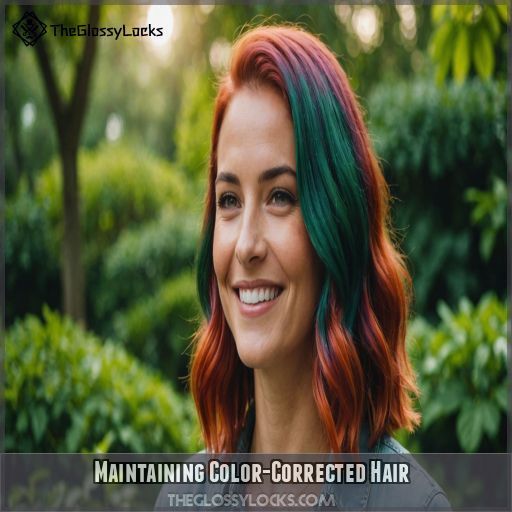 Maintaining Color-Corrected Hair