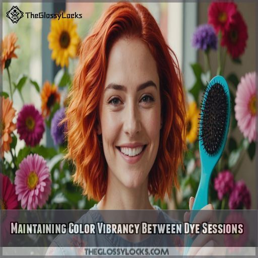 Maintaining Color Vibrancy Between Dye Sessions