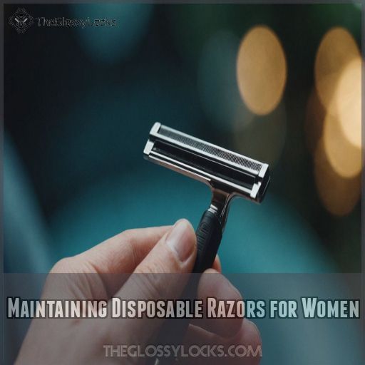 Maintaining Disposable Razors for Women