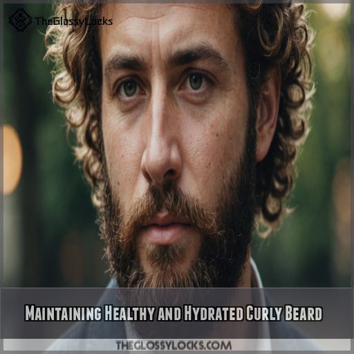 Maintaining Healthy and Hydrated Curly Beard