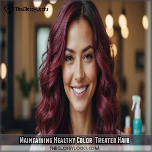 Maintaining Healthy Color-Treated Hair