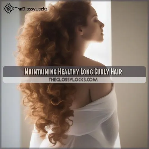 Maintaining Healthy Long Curly Hair