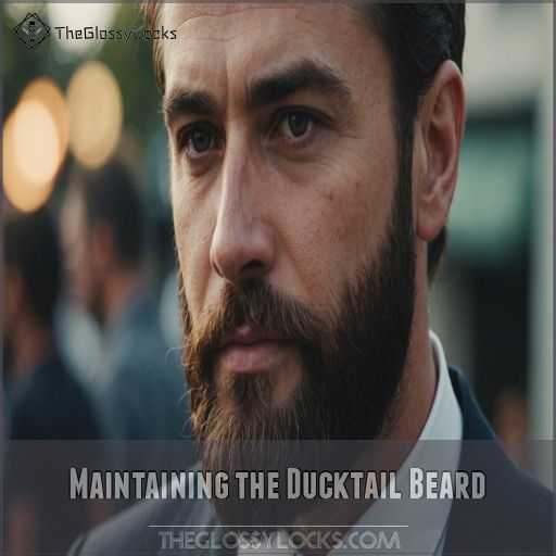 Maintaining the Ducktail Beard