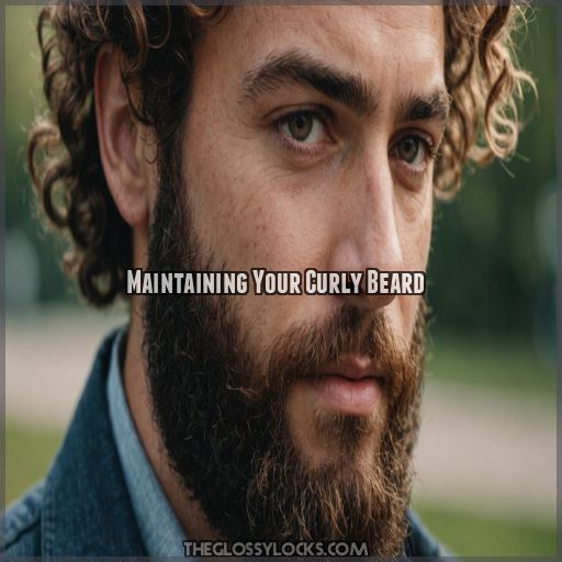 Maintaining Your Curly Beard