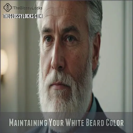 Maintaining Your White Beard Color