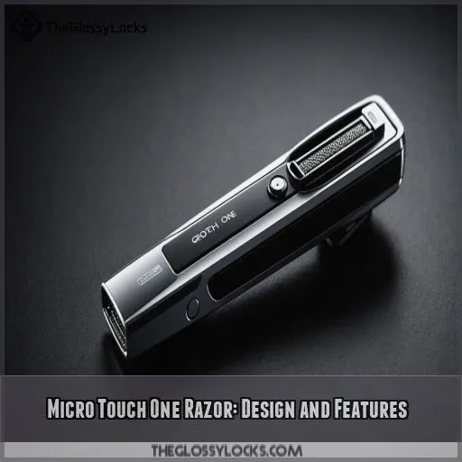 Micro Touch One Razor: Design and Features