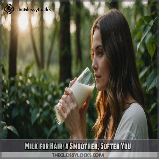 Milk for Hair: a Smoother, Softer You