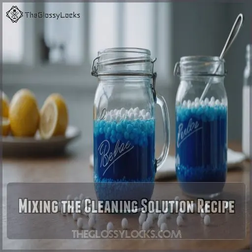 Mixing the Cleaning Solution Recipe