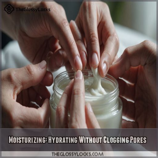 Moisturizing: Hydrating Without Clogging Pores