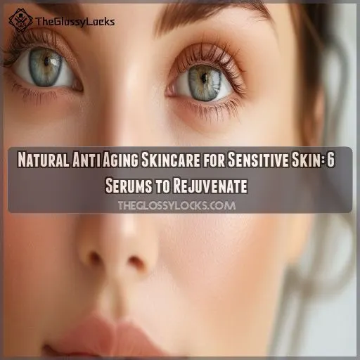 Natural anti aging skincare for sensitive skin