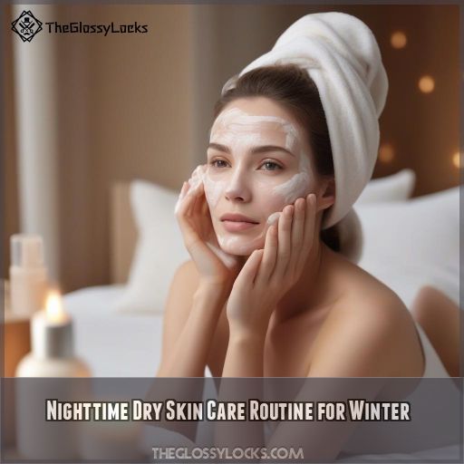 Nighttime Dry Skin Care Routine for Winter