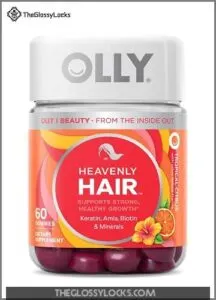 OLLY Heavenly Hair Gummy, Supports