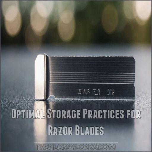 Optimal Storage Practices for Razor Blades