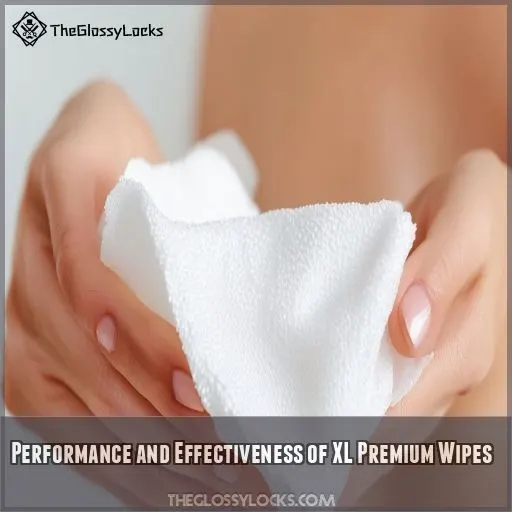 Performance and Effectiveness of XL Premium Wipes