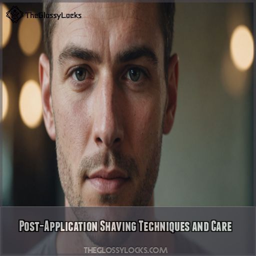 Post-Application Shaving Techniques and Care